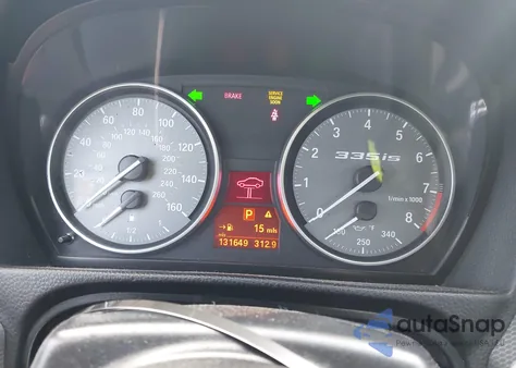 2012 BMW 335Is z USA, uszkodzony, nr VIN WBADX1C5XCJ128137